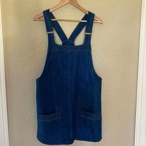 Top shop moto overall dress